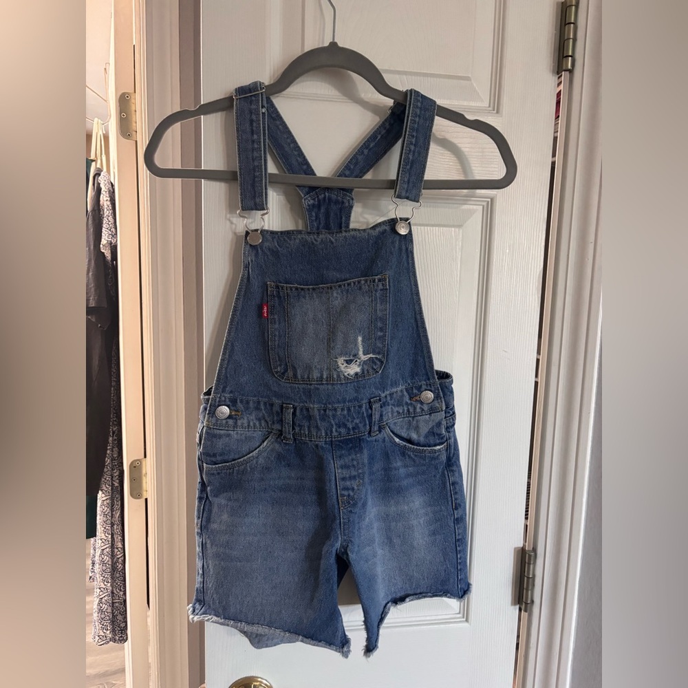 Levi's Blue Denim Kids Overalls